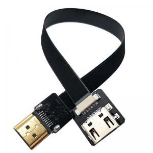 A Male To HDMI Female FPV HDMI Cable , FPC Flat Cable For Multicopter Aerial