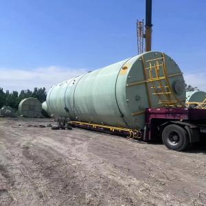 2600 Gallon Acid Frp Chemical Storage Tank Customized Colors 1800*4080mm