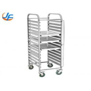 China RK Bakeware China Foodservice NSF Custom 800 600 Revent Oven Baking Tray Trolley Food Trolley With Pan Stainless Steel supplier