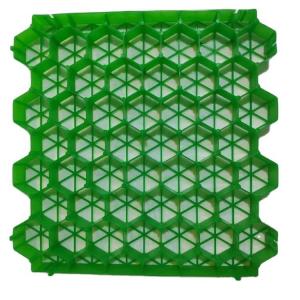 China 500x500x40mm Plastic Grass Planting Grid for Outdoor Parking Lot Fire Lane and Footpath supplier