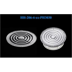China 3030/2835 LEDs 184×9.5mm 60°/90°/120° Available PC Material Light Uniform Distribution UFO High Bay Lighting Lens wholesale