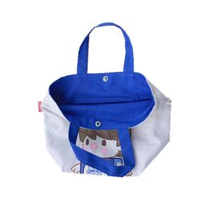 China Algodão 100% dobrável feito sob encomenda do saco de compras de Tote Bags Reusable 10oz da lona do algodão supplier