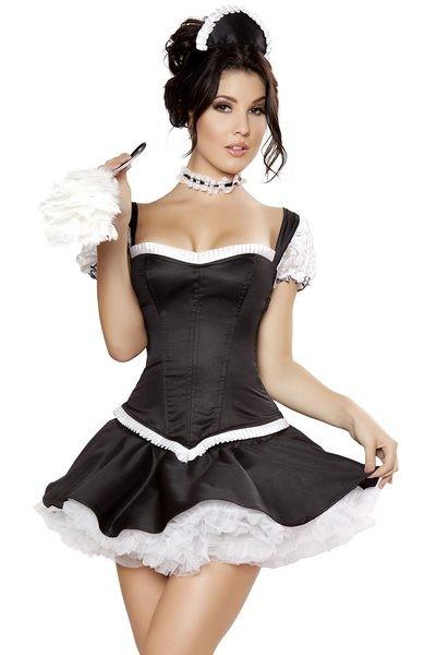Wholesale French Maid Costumes Flirty Fifi Halloween Costume for Party Christmas