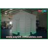 Advertising Booth Displays White Lighted Oxford Cloth Inflatable Photo Booth