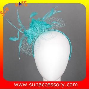 China 0913 fashion green  sinamay fascinators caps for ladies  ,Fancy Sinamay fascinator  from Sun Accessory supplier