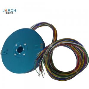 China 25.4mm Low torque Pancake slip ring 4 circuits each 10A  thickness:20mm supplier
