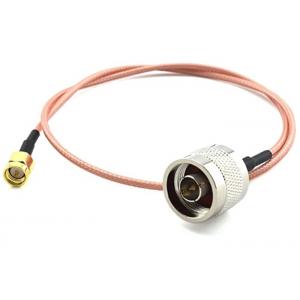 China N Type Male To SMA Male RF Jumper Cable / DC-40 GHz RG316 Coaxial Cable supplier