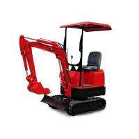China Red Color Mini Excavator Machine For Foundation Construction on sale