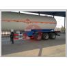 25 Tons LPG Tanker Truck , White LPG Transport Truck Lean Alloy Steel Tank High