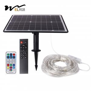 China IP65 IP67 Solar Powered Led Strip Lights Outdoor 6500K Solar Led Rope supplier