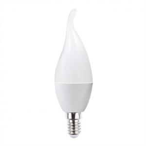 IP20 C37 LED Light Bulb E14 E27 Holder Aluminum Plastic Housing