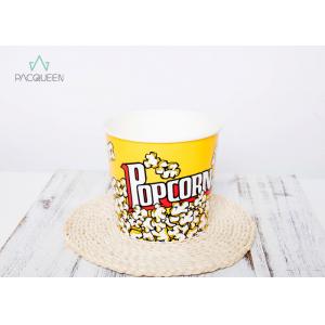 Popcorn Reusable To Go Cups , Biodegradable Takeaway Containers Custom Printing
