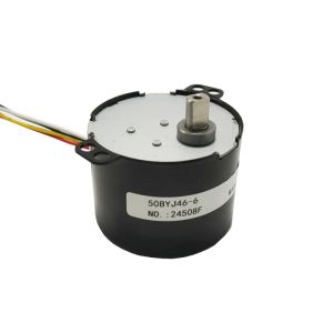 China Application of High Torque 15VDC PM Reduction Motor 50BYJ46-6 geared stepper motor in Rotating Display Plates wholesale