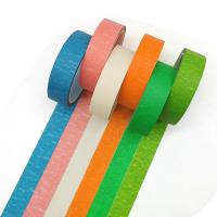 China Tear By Hand Colorful Craft Art Paper Trim Masking Tape For Decoration Spray on sale