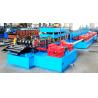 China Automatic Highway Guardrail Roll Forming Machine With 10 Ton Hydraulic De-Coiler wholesale