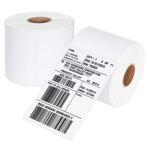 China Custom Sizes Direct Thermal Label Rolls White Thermal Sticker Labels For High Moisture Environments wholesale