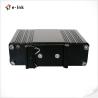 Industrial IEEE802.3af/at PoE Splitter with 2-port switch function, output voltage 12VDC
