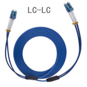 Custom Single Mode Duplex Armored Fiber Optic Patch Cable LC SC FC ST