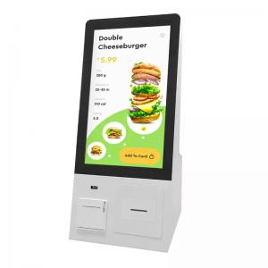 Touch Screen Self Ordering Kiosk Tablet Payment Machine for Restaurant