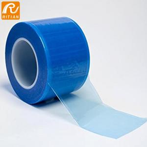 China PE Plastic Protective Film Blue Medical Dental Barrier Film With Dispenser Box For Oral Health Tattoo Beauty supplier