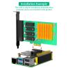 China Raspberry Pi PCI E 1x Adaptateur 12V Pcie 1x Pour 16x 12V wholesale