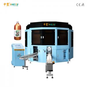 Multi Colors Automatic Screen Printing Hot Stamping Machine For Glass Bottle Industry