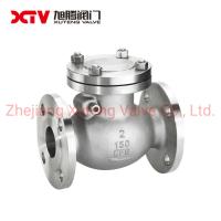 China Metal Seal Stainless Steel Flange Swing Check Valve Pn16 H44W for Marine Applications on sale