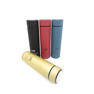China Small Capacity Thermos Water Flask Red Green Various Colors With Switch Lid supplier
