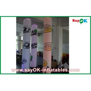 China décoration gonflable d'éclairage LED de partie de 2m de pilier gonflable de colonne d'Advertsing supplier