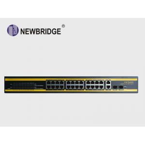 IP Devices 24 Port Poe Gigabit Switch 450W 10/100Mbps With 2 GE 2 SFP Combo