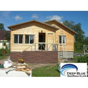 China Prefabricated House Kits House , Light Steel Structure Wooden House , Different Color Ceiling supplier