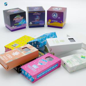 China Retail Custom E-Cigarette Boxes Corrugated Paper Liquid Vape Packaging Cardboard supplier