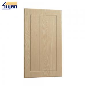 China Pvc Moulded Replacement Kitchen Unit Doors , Bathroom Laminate Cabinet Doors supplier