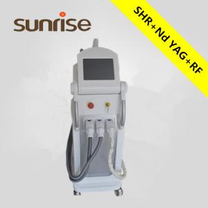 China Multifunction tattoo removal e-light ( rf + ipl ) skin tag removal machine supplier