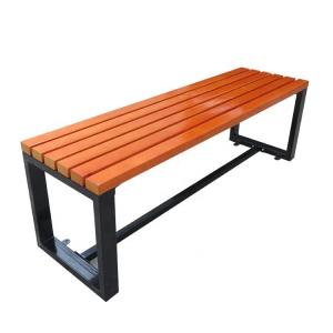 Factory Outlet cheap price high quality Outdoor Leisure  Garden Metal Wooden Bench Seat