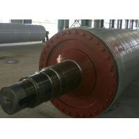 China Grooved Rubber Covered Cast Iron Touch Roll Under Dryer For Toilet Paper Making Machine on sale