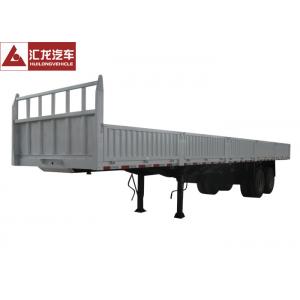 China Wall Side Container Chassis Trailer 12 Twist Lock White Color Rigid Suspension System supplier