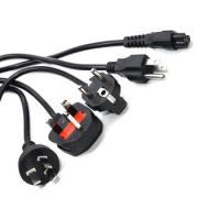 China ISO9001 Brazil Electrical Power Cord 220v Computer Power Cable 1meter on sale