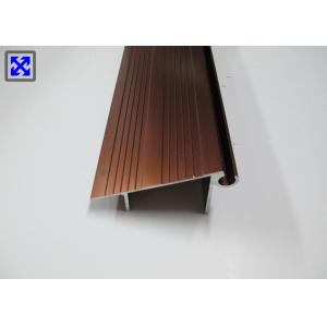 Dark Gold Color Anodized Kitchen Cabinet Aluminium Frame Good Formability
