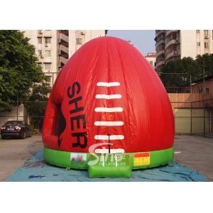 China Red dome AFL Australian football kids jumping castle for outdoor parties N events supplier