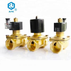 China 2/2 Way High Temperature Normally Open Water Solenoid Valve 220 Volt 1/2 Inch supplier