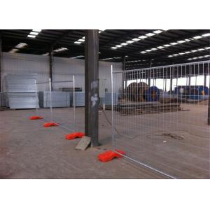 China Construction Site Fence panels as4687-2007 standard 2100mm x 2400mm QLD brisbane OD 32mm x 1.40mm,1300 temp  fence supplier