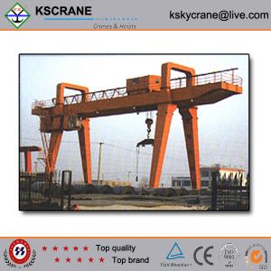 China Boxed and Trussed Type Double Girder Gantry Crane For Workyard supplier