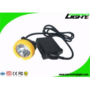 China Cree Source LED Mining Light IP68 10000lux 6.6Ah Battery With Silicon Button supplier
