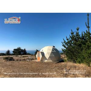 6m Luxury Geodesic Dome Glamping Tent For Farm Hotel