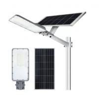 China Led Chip Ip66 Stand Alone Split 6500k Solar Panel Street Lamp on sale