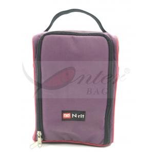 China Zipper Closure Shoe Storage Travel Bag / Shoe Carry Bag Customized Logo wholesale