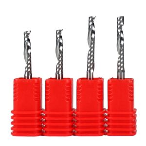 China 3.175  MDF Cnc Router Bits  Single Flute 4mm  Trim Router Bits Cutting Tool wholesale