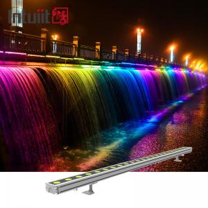 China Decorative building lighting projector IP65 outdoor linear light 36w dmx rgb led wall washer supplier