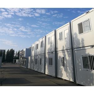 Progressive Steel Container Houses , White Color Metal Shipping Container Homes